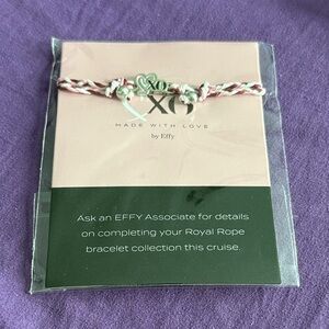 Effy XO Bracelet with Pink and Green Details
